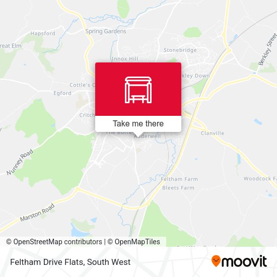 Feltham Drive Flats map