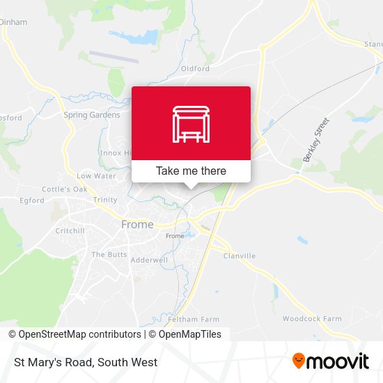 St Mary's Road map