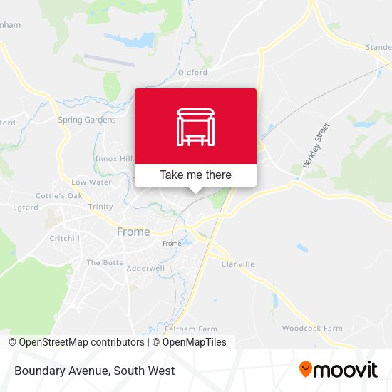 Boundary Avenue map