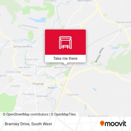 Bramley Drive map