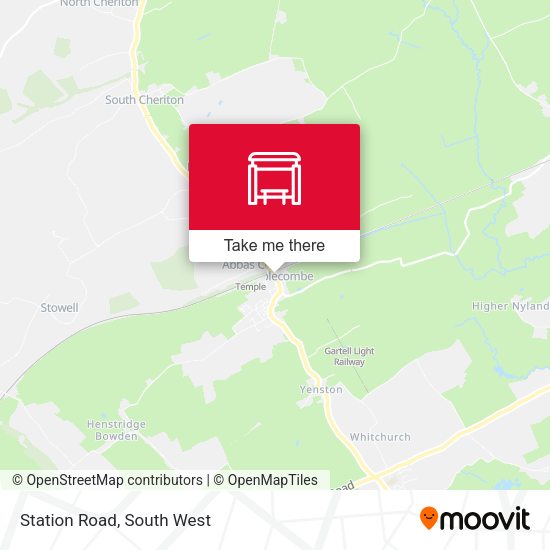 Station Road map