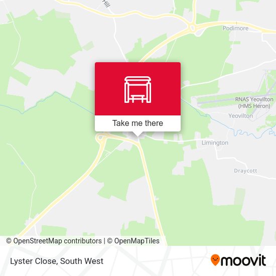 Lyster Close map