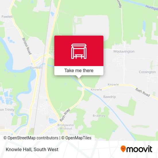 Knowle Hall map