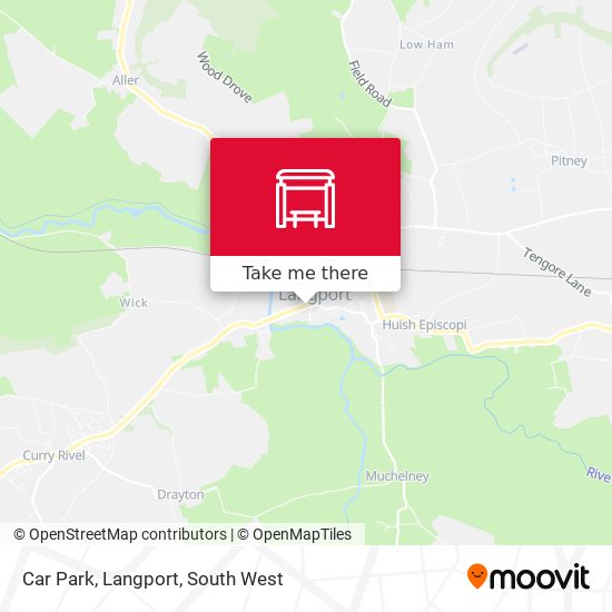 Car Park, Langport map