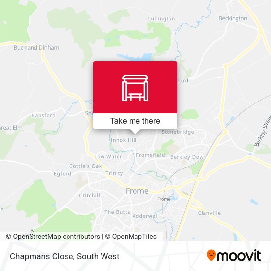Chapmans Close map