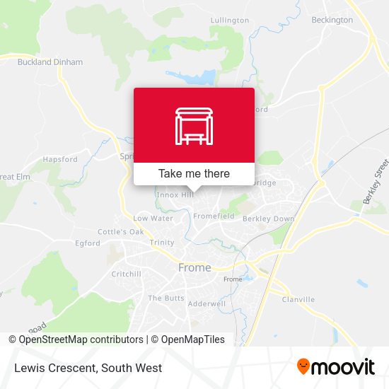Lewis Crescent map