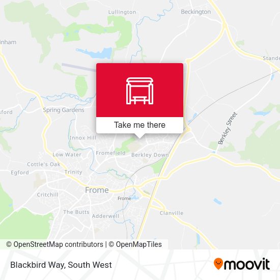 Blackbird Way map