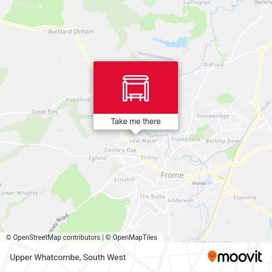Upper Whatcombe map