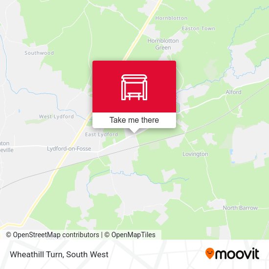Wheathill Turn map