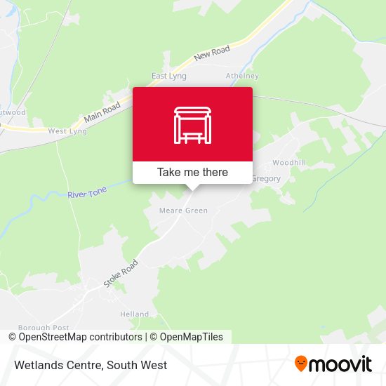 Wetlands Centre map