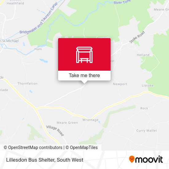 Lillesdon Bus Shelter map