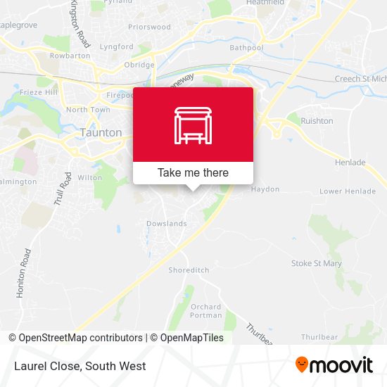 Laurel Close map