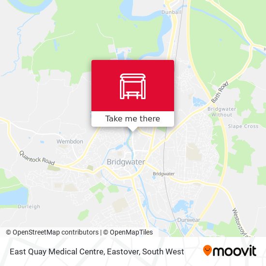 East Quay Medical Centre, Eastover map