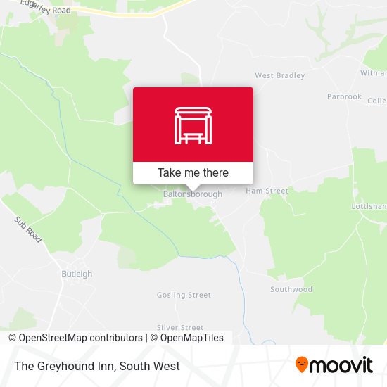 The Greyhound Inn map