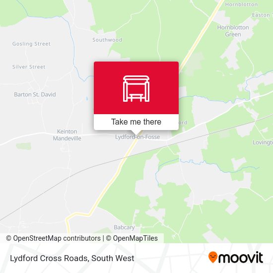 Lydford Cross Roads map