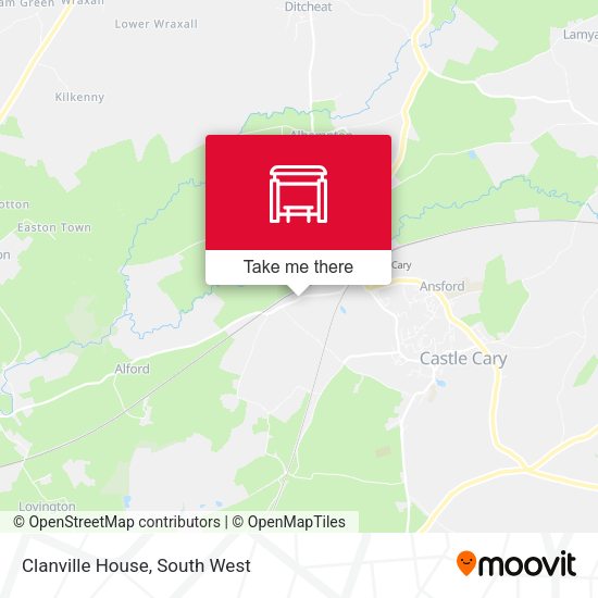 Clanville House map