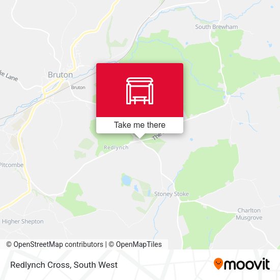Redlynch Cross map
