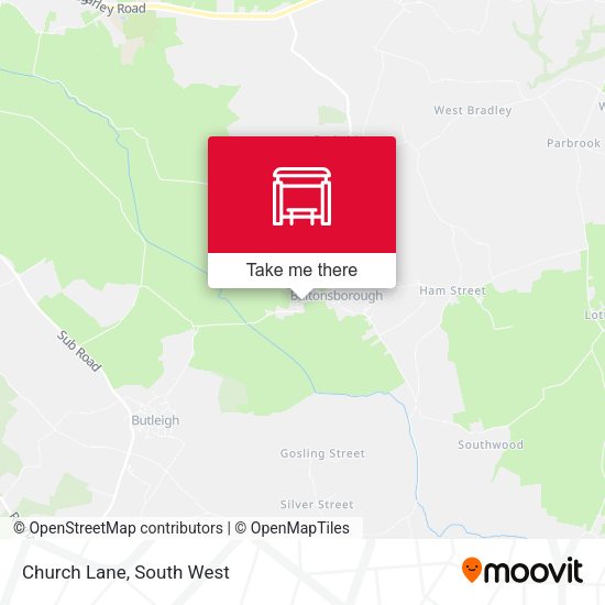 Church Lane map