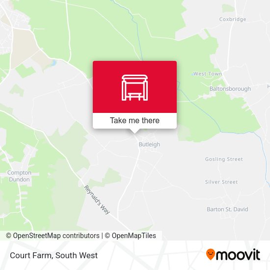 Court Farm map