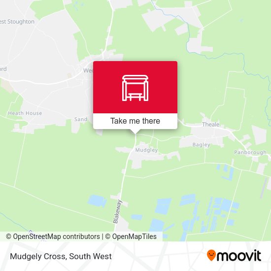 Mudgely Cross map