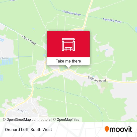 Orchard Loft map