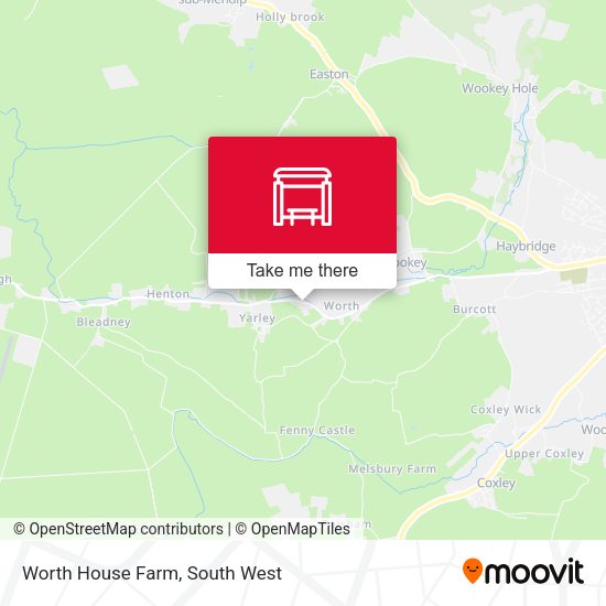 Worth House Farm map
