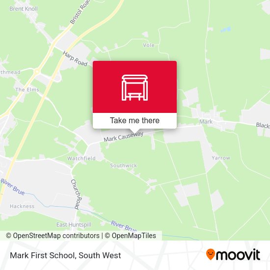 Mark First School map