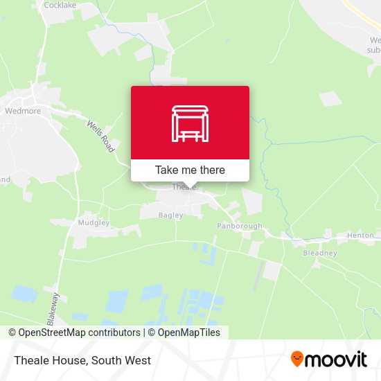 Theale House map