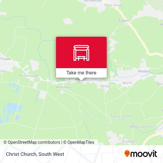 Christ Church map