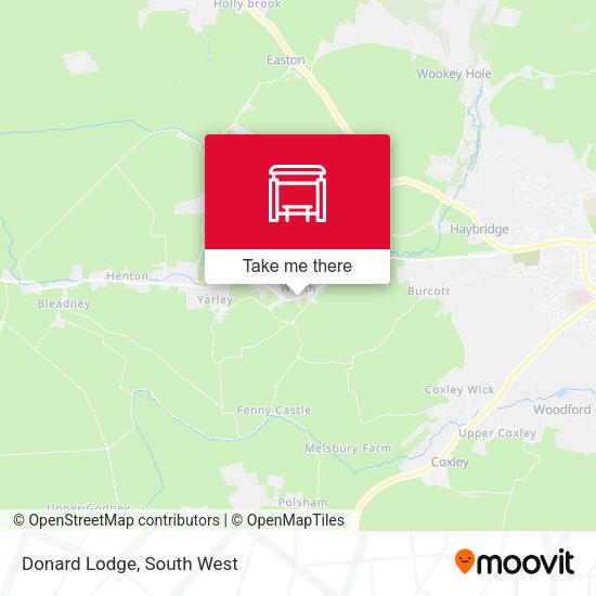 Donard Lodge map