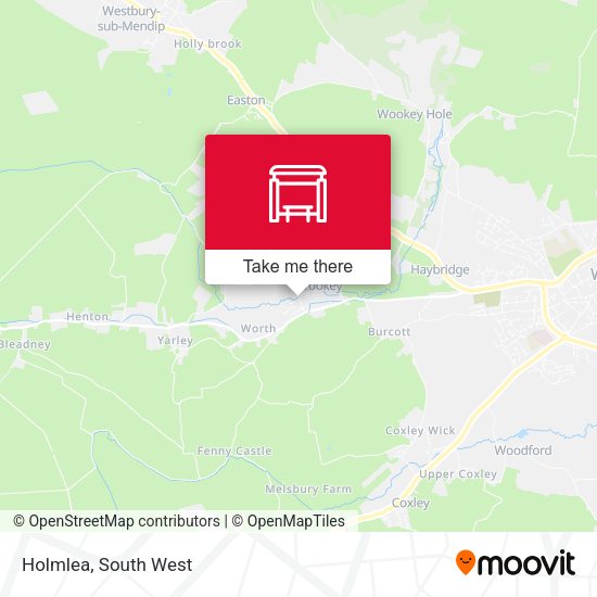 Holmlea map