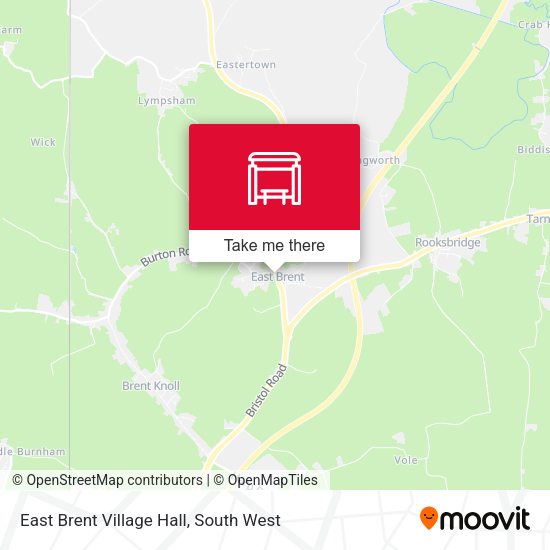 East Brent Village Hall map