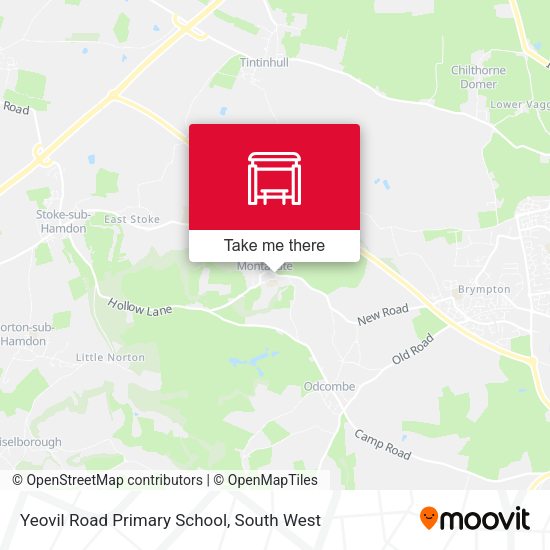 Yeovil Road Primary School map