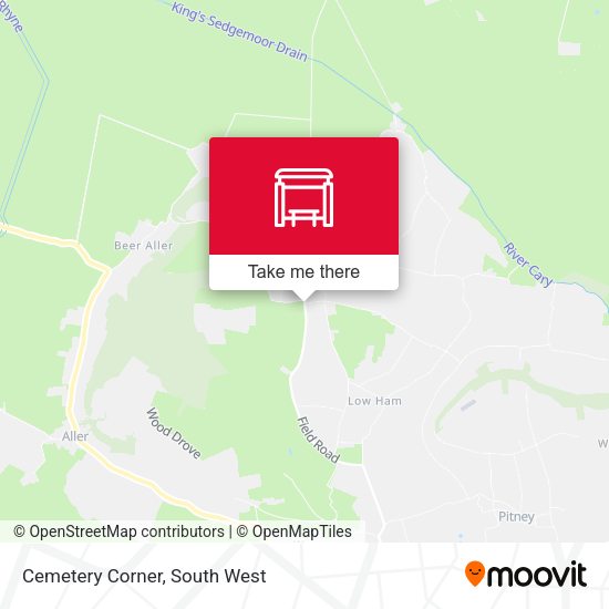 Cemetery Corner map