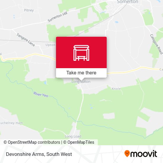 Devonshire Arms map