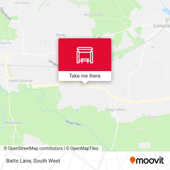 Batts Lane map