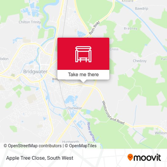 Apple Tree Close map