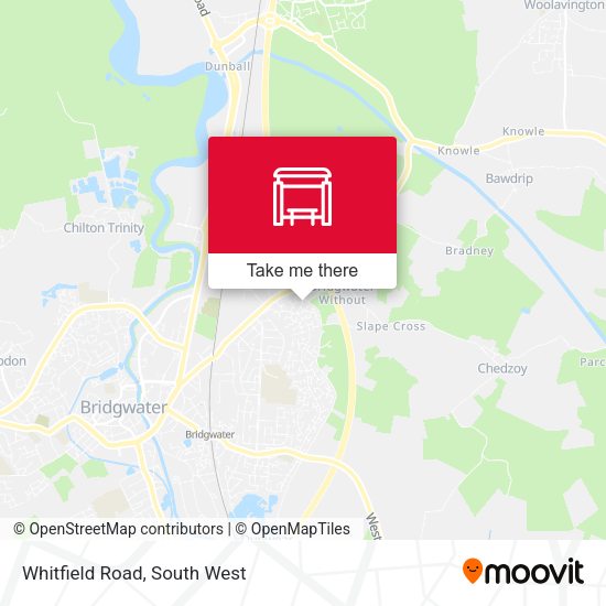 Whitfield Road map