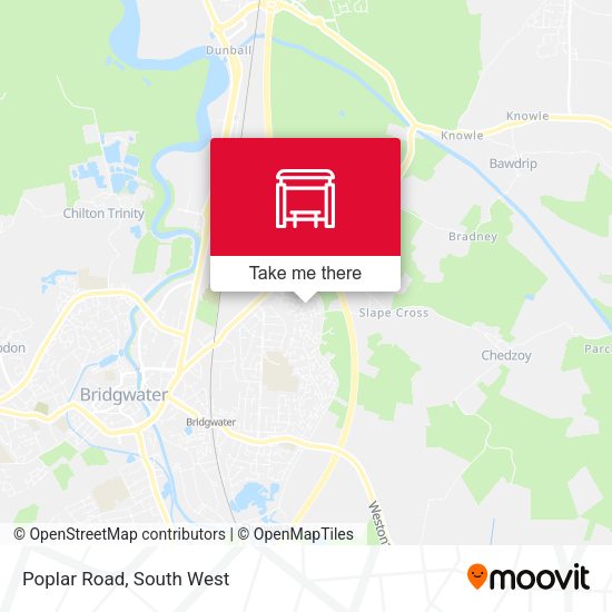 Poplar Road map