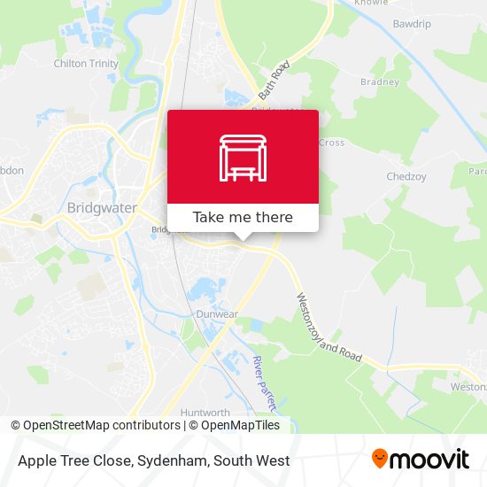 Apple Tree Close, Sydenham map