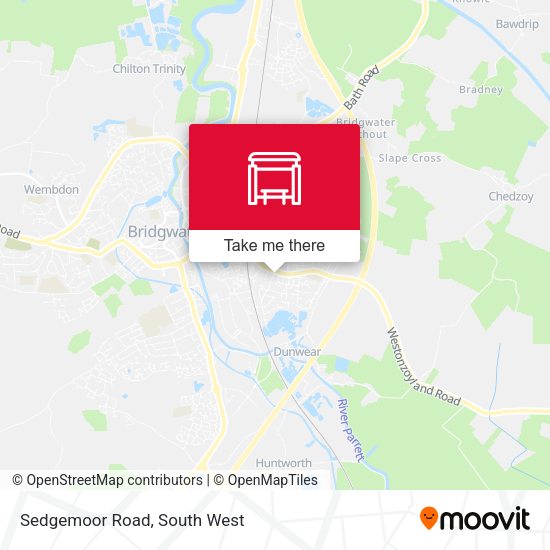 Sedgemoor Road map