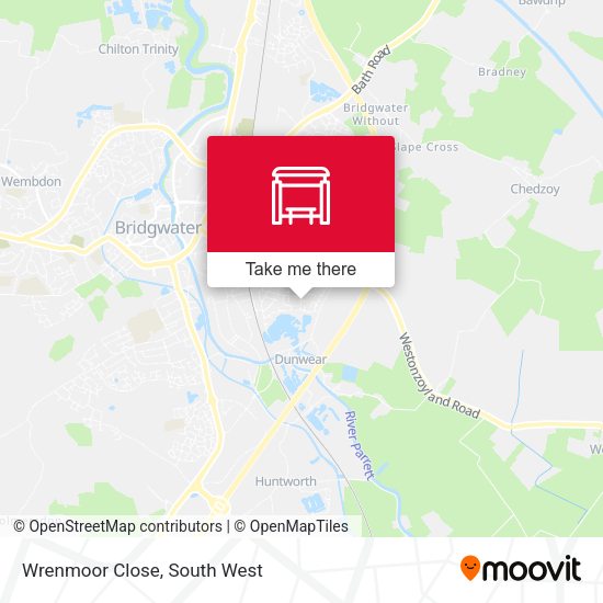 Wrenmoor Close map