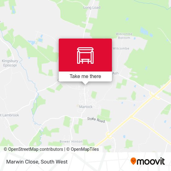 Marwin Close map