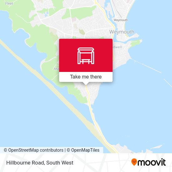 Hillbourne Road map