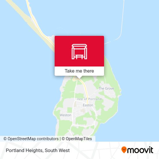 Portland Heights map