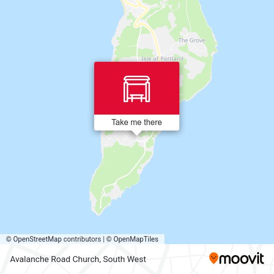 Avalanche Road Church map