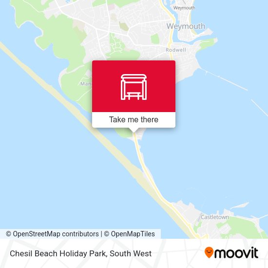 Chesil Beach Holiday Park map