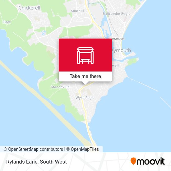 Rylands Lane map