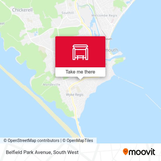 Belfield Park Avenue map