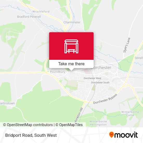 Bridport Road map